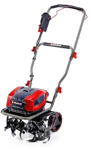 Einhell Motozappa a batteria GP-CR 36/45 Li E BL-Solo Power X-Change (36 V, brushless, larghezza di lavoro 45 cm, profondità di taglio, ruote regolabili in altezza, senza batteria)