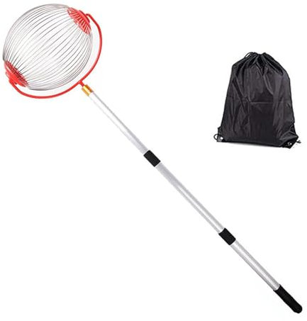 Tewzafiya Nut Collector, Walnut Collector, Fruit Collector with Adjustable Telescopic Rod, Roll Collector, Roll Collector, Fruit Collector, Ball Picker for Golf Balls, Tennis Balls