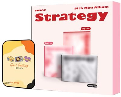 TWICE Album - STRATEGY STEP 2 Ver. (Standard ver.)+Pre Order Benefits+BolsVos Exclusive K-POP Giveaways Package