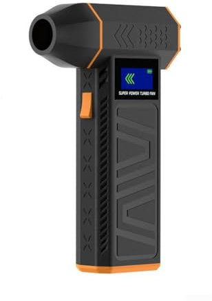 Sandyseptember Ventilador turbo, mini ventilador turbo soplador de aire, ventilador turbo inalámbrico súper potencia, 130000 RPM, velocidad del viento 52 m/s (kit de 8000 mAh)