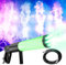 Gassäulenpistole, CO2 Jet Maschine mit 6 LED, Nebelmaschine, RGB-Effekt, Geeignet für Hochzeiten, Bars, Kommerzielle Shows, Partys, Musikshows, Halloween, Weihnachten