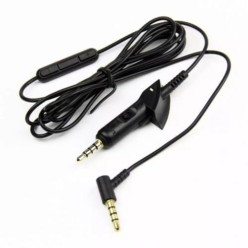 Designo Replacement Audio Cable for BOSE Headphones QC15 QC2 with Mic and Audio Control