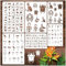 Ägyptische Hieroglyphen Schablonen Alte Ägyptische Glyphen Alphabet Malvorlage für Holzverbrennung Journal Scrapbook Brandmalerei Gravur Lesezeichen Handwerk Kunst DIY (Egypt6)