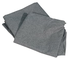 Pillows24 Palettenkissen Bezug Sitzkissen 120x80 Wasserabweisend, UV-fest | Abnehmbar & waschbar mit Reißverschluss, Outdoor geeignet, Ersatzbezug für Palettenauflage, Made in EU, Dunkelgrau