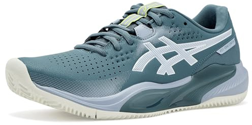 ASICS Men's Gel-Challenger 15 Clay Tennis Shoes, 11, IRONCLAD/Grey Blue