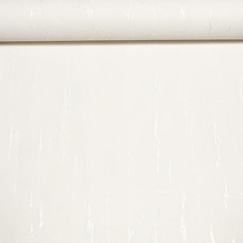 SOPHIE LAURENCE Plain White Metallic Wallpaper Shimmer Textured Free Match Bedroom Lounge Study