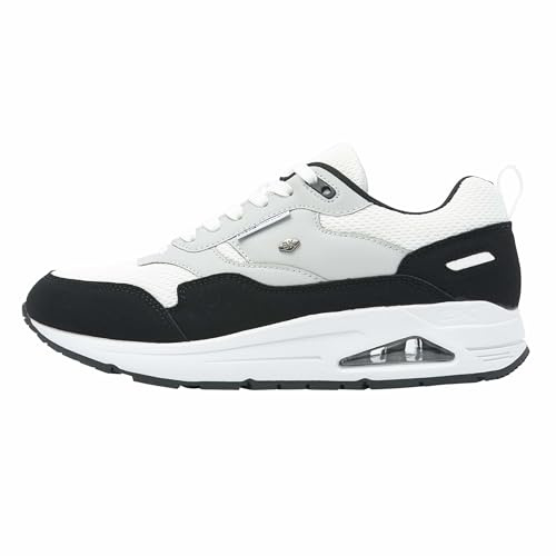 British Knights Herren Lennox Sneaker, Hellgrau/schwarz, 39 EU
