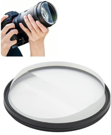 Tissting Doppelseitiger 77 mm Kamerafilter, Glas Filter mit Fraktal-Fotografie-Prisma Close-up Nahlinsen Filter für Selfie-Videoaufnahmen