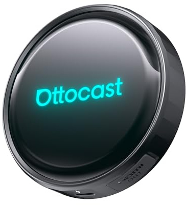 Ottocast P3 Pro, Wireless CarPlay & Android Auto Adapter mit Android 13, Snapdragon SM6225, 8GB RAM+128GB ROM, HDMI 1080P, WiFi 6, Split-Screen & AI-Sprachassistent, kompatibel ab 2016