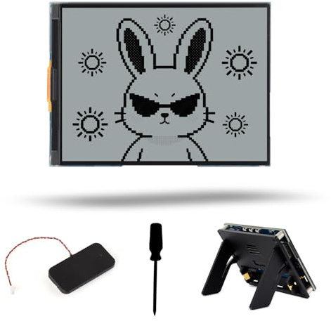 LUCKFOX ESP32-S3-RLCD-4.2-EN Development Board, 4.2-inch Reflective LCD with Wi-Fi & BT 5, AI Voice, Dual Microphones, Sensors and Expansion for IoT & AI Projects, NO Bat