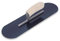 Cazzuola da piscina Marshalltown con manico in legno, acciaio blu, cazzuola per pavimenti e calcestruzzo, dimensioni della cazzuola: 356x102 mm