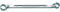 STAHLWILLE Doppelringschlüssel, flach gekröpft 20X22 mm