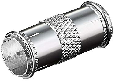 Goobay 67310 F-Verbinder, F-Stecker (Quick) > F-Stecker (Quick), Kupfer