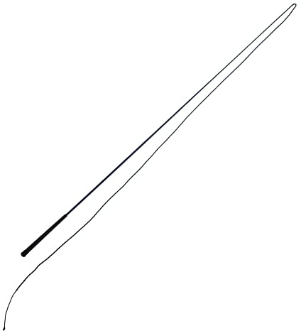 PFIFF 100717 Longierpeitsche, mit Fiberglaskern, Rutschhemmender Griff, Blau Länge 160cm