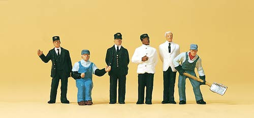 Preiser 1/87 th – pr10452 – Modelleisenbahnen – Personal der Eisenbahn USA