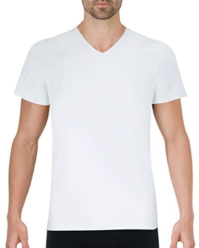Eminence - Tee-Shirt col V Pur Coton Premium - Taille : 2 - Couleur : Blanc