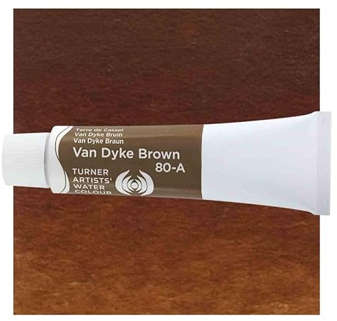 Turner : Artist's Watercolour Paint : 15ml : Van Dyke Brown