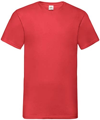 Fruit of the Loom Men's Valueweight V-Neck-tee T-Shirt