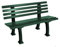 Blome Parkbank Ibiza 2-sitzer 120cm, Kunststoff dunkelgrün