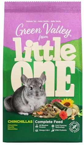 Little One Green Valley Grass food for chinchillas, 750 g