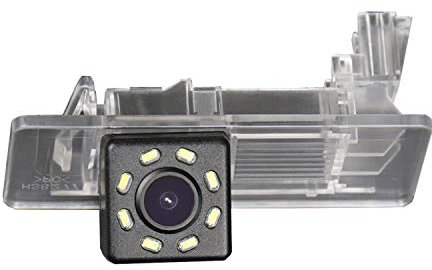 Rückfahrkamera KFZ Rückfahrsystem Distanzlinien Kennzeichenleuchte für Citigo/Octavia 3 III A7 (Typ 5E) MK3 /VW Passat/Golf Wagon/Estate/Polo/VW Sharan/SEAT Alhambra MK2 2010-2016