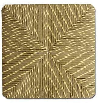 Fonds en Paille 37 x 37 pièces détachées pour chaises assises modèle Pise + Patins en Hommage