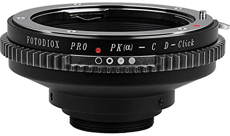 Fotodiox PKA-C-P Objektivadapter mit Pentax K Autofokus-Objektiven an C-Mount Cine & CCTV-Kameras
