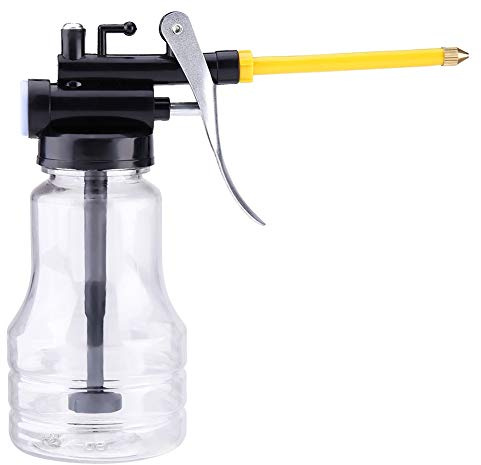 Transparent High Pressure Oiler Lubrication Oil Can Bottle Flex Manual Oiling Gun