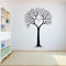 QIANGTOU Baum Wandtattoo Aufkleber Schlafzimmer Baum des Lebens Wurzeln Vögel fliegen Weg Wohnkultur Yoga Studiodekor Herzförmige Zweige 73x106cm