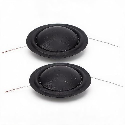 Annadue Aluminium Hochtöner Schwingspule Kupfer Hochton Audio Ersatz ummantelter Runddraht 25mm Hochtöner Dome Film für Lautsprecher