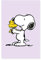 Spreadshirt Peanuts Snoopy Und Woodstock Freunde Poster 40x60 cm, One size, Weiß