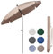 Sekey Sonnenschirm Balkon 200cm mit Schutzhülle Sonnenschirm Strand für Balkon Garten & Terrasse Neigungswinkel und Höhe verstellbar UV-Schutz bis UPF 50+ Sonnenschutz