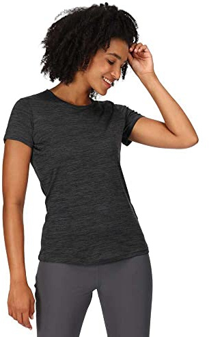 Regatta Damen Fingal Edition T-Shirt, Schwarz, 38