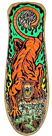 Santa Cruz Reissue Skateboard Deck Salba Tiger Reissue Multi 26,2 cm