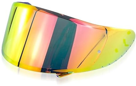 EVURU Helmlinsen-Visier-Ersatz Für SHOEI X14 X-14 Z7 CWR-1 NXR RF-1200 X-Spirit 3 otorcycle Vollvisierhelm Visierscheibe Motorradschild Windschutzmaske (Color : 5)