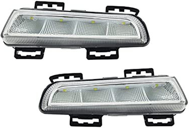 Nebelscheinwerfer 2 Stück Weiße Frontstoßstange DRL-Lampe Tagfahrlicht Für Smart Fortwo (451) 2013 2014 2015