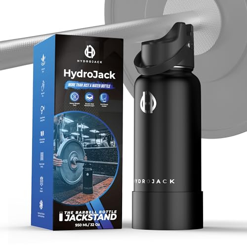 Hydrojack Bottle Barbell Black