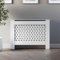 Radiant Living Oxford Radiator Cover Traditional White Painted MDF Living Room Cabinet for Radiators, Medium (H: 81.5 / W: 112 / D: 19 cm)