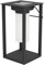 EGLO LED Tischlampe solar Usigni, Solarlampe außen, Deko für Balkon und Terrasse, Außenbeleuchtung Garten, Solarlaterne outdoor aus schwarzem Kunststoff, IP44