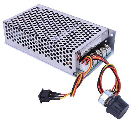 Regolatore di velocità del Motore CC 10-50 V 100 A 3000 W PWM, Regolatore Dimmer del Monitor con Manopola di Commutazione Regolatore della Ventola PWM