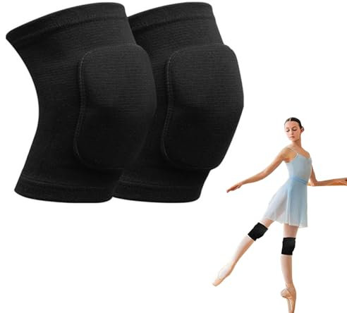 SUPRBIRD Ginocchiere Pallavolo,1 Paio Ginocchiera sportiva,Ginocchiere Bambino,Ginocchiere con Spessa Spugna Antiscivolo per Danza, Calcio, pallavolo, Pallacanestro, Yoga (M)