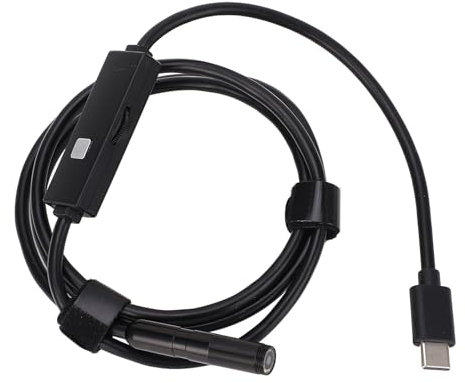 2 MP 1920p HD Endoskopkamera – Inspektionskamera mit 8 einstellbaren LED-Leuchten, 7,9 mm IP67 wasserdicht für Smartphones