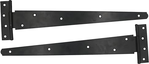 Cast Iron Heavy Duty Hinges for Gates, Packs of 2 (400mm)