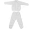 Schutzoverall, antistatischer Polyester-Schutzanzug, Gefahrgutanzüge, weißes geteiltes Design für die Werkstatt (XXXXL)