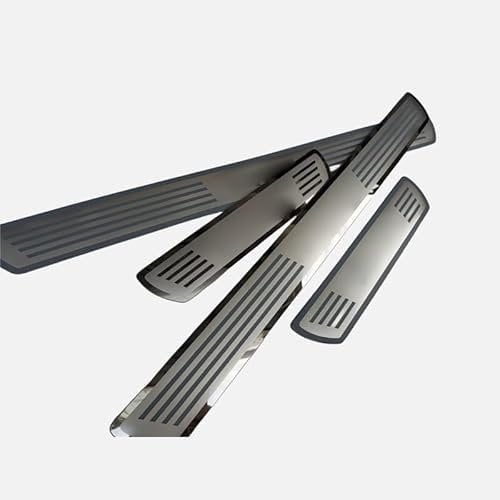 YIDIRUI 4Stück Auto Einstiegsleisten Schutzfolie für CH-R CHR, Edelstahl Türschwelle Scheuerschutz Welcome Pedal Strip Cover Auto Scuff Plate Türschwelle