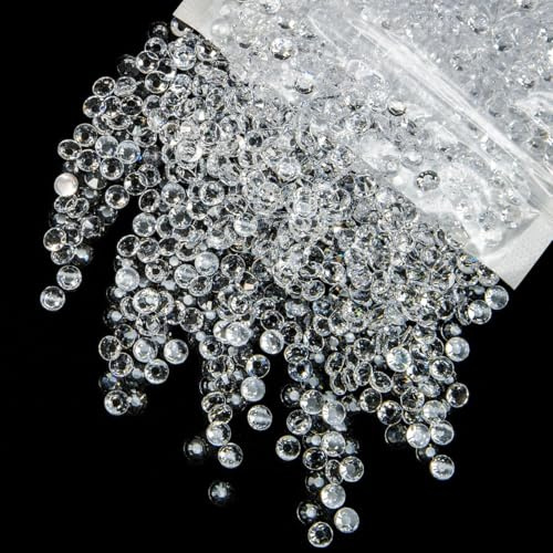 Transparente Harz-Strasssteine, 3 mm, flache Rückseite, SS10, klare Glitzer-Diamanten, Edelsteine, Charms für Nägel, Gesicht, Augen, Make-up, Körperbecher, Becher, Flaschen, Basteln, Dekoration,