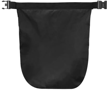Borsa per casco, impermeabile, 74 x 70,5 cm, resistente ai raggi UV, con serratura a combinazione, grande organizer per escursionismo, campeggio, pendolarismo all'aperto, avventura, colore nero