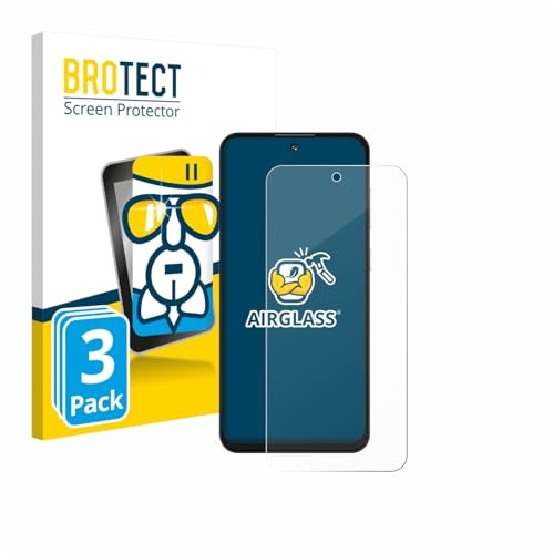 BROTECT Schutzglas für Oukitel C69 | 3 Stück Transparenter Displayschutz Made in Germany Schutzfolie Panzer Folie Glas 9H Anti-Fingerprint Einfache Montage Clear