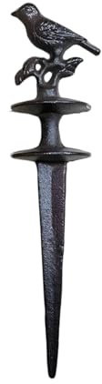 Kaeltsyn Dekorative Schlauchführung aus Metall im Vintage-Look, für Pflanzenschäden in Blumenbeeten, traditioneller Gartenschlauchplaner