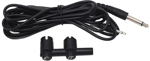 YDuupxe Kazoo Pickup Microfono per Flauto in Plastica a Doppio Foro con Cavo di Collegamento Plug and Play Cancellazione del Rumore per Lettori di Registrazione di Performance Dal Vivo
